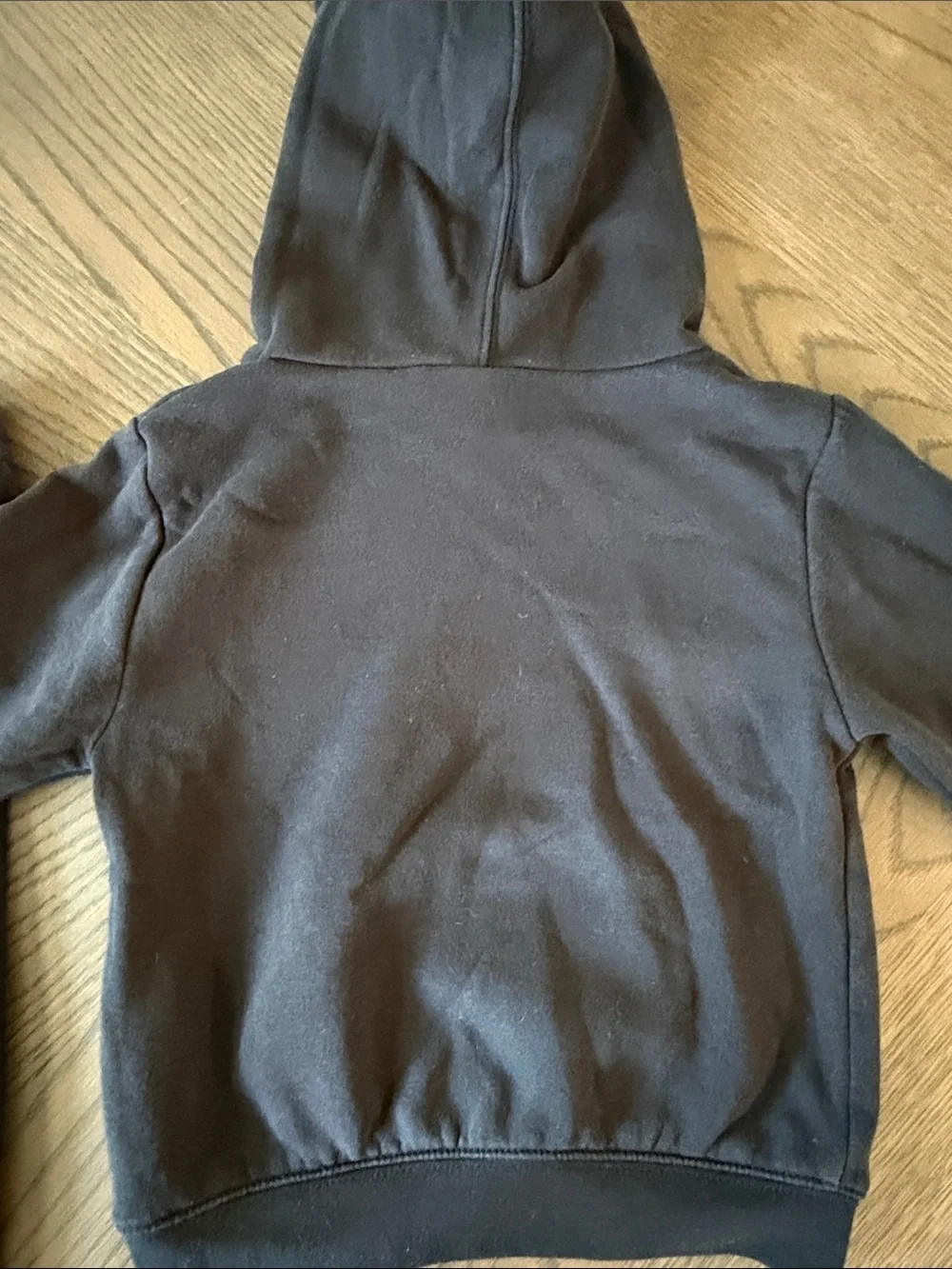 Jordan Kids Black Hoodie & Joggers Set with White and Red Logo - Picture 5 of 7